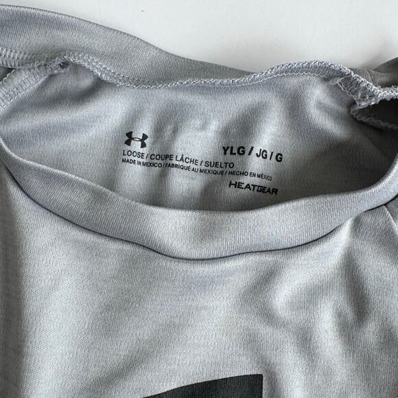 Under Armour Logo Short Sleeve Tee - Boys L - Picture 4 of 4